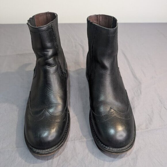 Boemos Italy Wingtip Chelsea Slip On Boots Women Size 38 - Picture 3 of 10